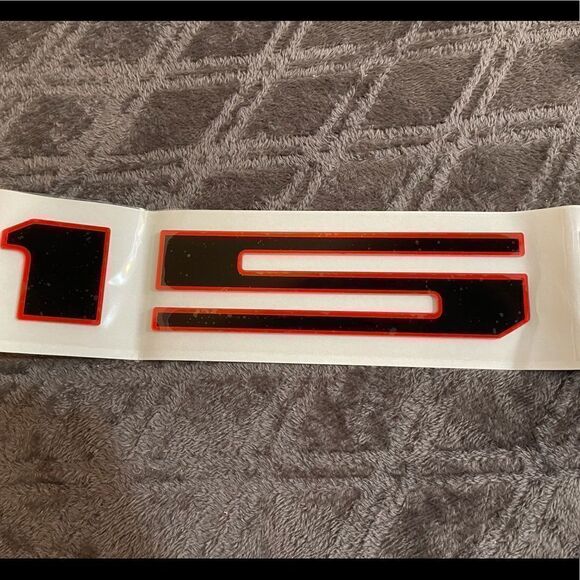 Ford F-150 Tailgate Insert letters Black and Red NWT - Picture 6 of 11